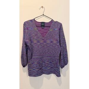 Tailor B. Moss Silk Blend Top Size Medium FLAW